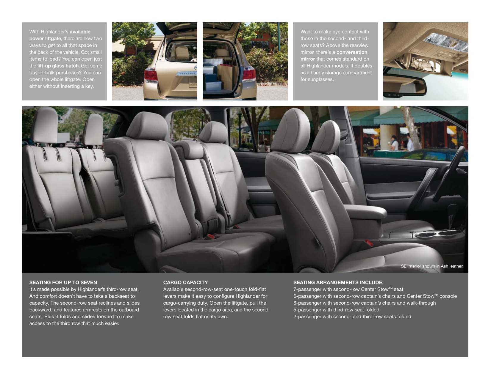 2011 Toyota Highlander Brochure Page 3